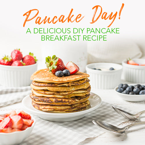 DIY PANCAKE BREAKFAST RECIPE FOR PANCAKE DAY!