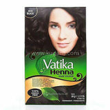 Buy cheap Vatika Henna Hair Colour - Rich Natural Black 60g Online