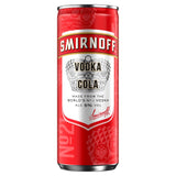 Buy cheap Smirnoff Vodka & Cola 250ml Online