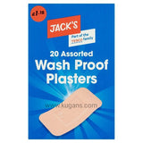 Buy cheap Jacks Wash Proof Plasters 20s Online