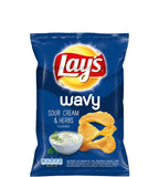 Buy cheap Lays Wavy Sour Cream Herbs Online