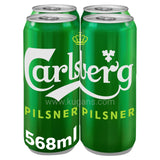 Buy cheap Carlsberg Pilsner 4*568ml Online