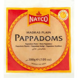 Buy cheap Natco Madras Pappadoms 200g Online