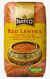 Buy cheap Natco Red Lentils Polished 1kg Online