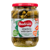 Buy cheap Bodrum Gherkins With Garlic 680g Online