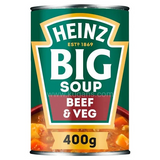 Buy cheap Heinz Big Soup Beef & Veg 400g Online