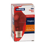 Buy cheap Status Red Fireglow Bulb 60w Online