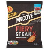 Buy cheap Mccoys Fiery Steak Crisps 65g Online