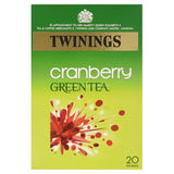 Buy cheap Twinings Cranberry Green Tea Online