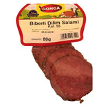 Buy cheap Gonca Biberli Dilim Salami 80g Online