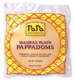 Buy cheap Papa Madras Pappadoms 250g Online