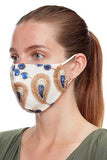 Buy cheap Mask White Royalblue One Size Online