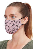 Buy cheap Mask Pink Print Onesize Online