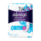 Buy cheap Always Discreet Long Pads 10s Online