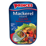 Buy cheap Princes Mackerel Fillets 125g Online