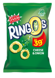 Buy cheap Gw Ringos Cheese & Onion 39p Online