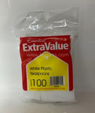 Buy cheap White Plastic Tea Spoons 100s Online