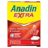 Buy cheap Anadin Extra 16s Online