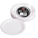 Buy cheap Dina Round Plastic Plates 50s Online