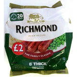 Buy cheap Richmond Thick Sausages 8s Online