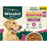 Buy cheap Winalot Meaty Chunks Jelly 12s Online