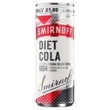 Buy cheap Smirnoff Diet Cola Vodka 250ml Online