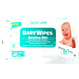 Buy cheap Best One Sensitive Wipes 64pcs Online