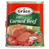 Buy cheap Grace Halal Corn Beef 340g Online