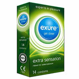 Buy cheap Exure Ribbed Condoms 14pcs Online