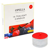 Buy cheap Opella Tea Lights Fresh Berrie Online