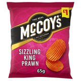 Buy cheap Mccoys Sizzling King Prwan 65g Online