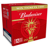 Buy cheap Budweiser Lager 12x300ml Online